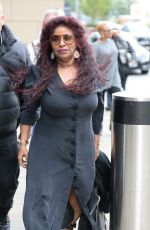 CHAKA KHAN Arrives at Mediacityuk Studios in Manchester 07/22/2017