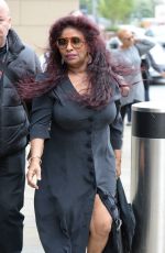 CHAKA KHAN Arrives at Mediacityuk Studios in Manchester 07/22/2017