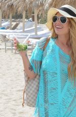 CHANEL WEST COAST with Sisters LANA and STEPHY SCOLARO at a Beach in Ibiza 07/26/2017