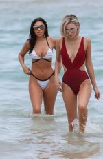 CHANTEL JEFFRIES and SARAH SNYDER on the Beach in Miami 07/22/2017