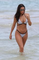 CHANTEL JEFFRIES and SARAH SNYDER on the Beach in Miami 07/22/2017