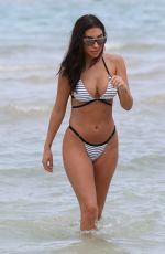 CHANTEL JEFFRIES and SARAH SNYDER on the Beach in Miami 07/22/2017