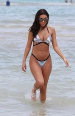 CHANTEL JEFFRIES and SARAH SNYDER on the Beach in Miami 07/22/2017