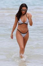 CHANTEL JEFFRIES and SARAH SNYDER on the Beach in Miami 07/22/2017