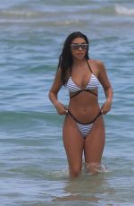 CHANTEL JEFFRIES and SARAH SNYDER on the Beach in Miami 07/22/2017