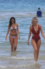 CHANTEL JEFFRIES and SARAH SNYDER on the Beach in Miami 07/22/2017