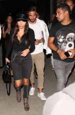 CHANTEL JEFFRIES and Wilmer Valderrama at Tao in Hollywood 07/15/2017