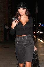 CHANTEL JEFFRIES and Wilmer Valderrama at Tao in Hollywood 07/15/2017