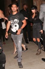 CHANTEL JEFFRIES and Wilmer Valderrama at Tao in Hollywood 07/15/2017