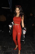 CHANTEL JEFFRIES Arrives at Dream Hollywood Hotel 07/11/2017