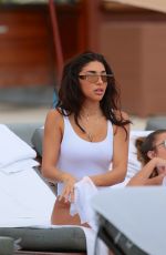 CHANTEL JEFFRIES in Swimsuit at a Beach in Miami 07/21/2017