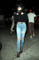 CHANTEL JEFFRIES Leaves Nice Guy in West Hollywood 07/17/2017