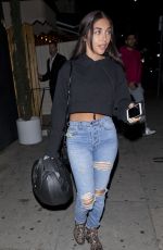 CHANTEL JEFFRIES Leaves Nice Guy in West Hollywood 07/17/2017