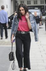 CHARLI XCX Arrives at BBC Studios in London 07/13/2017
