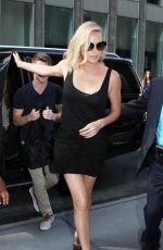 CHARLIZE THERON Arrives at Howard Stern Show in New York 07/19/2017