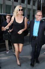 CHARLIZE THERON Arrives at Howard Stern Show in New York 07/19/2017