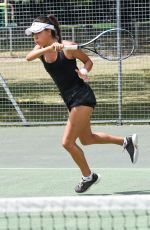 CHELSEA SAMWAYS at a Tennis Court in London 07/08/2017