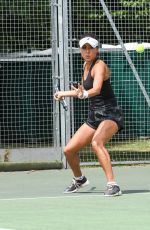 CHELSEA SAMWAYS at a Tennis Court in London 07/08/2017