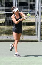 CHELSEA SAMWAYS at a Tennis Court in London 07/08/2017