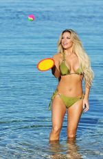 CHLOE GOODMAN and BIANCA GASCOIGNE in Bikini at a Beach in Cyprus 07/10/2017