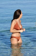 CHLOE GOODMAN and BIANCA GASCOIGNE in Bikini at a Beach in Cyprus 07/10/2017
