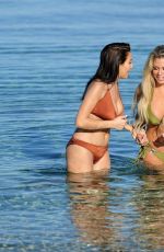 CHLOE GOODMAN and BIANCA GASCOIGNE in Bikini at a Beach in Cyprus 07/10/2017