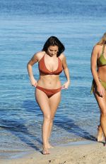 CHLOE GOODMAN and BIANCA GASCOIGNE in Bikini at a Beach in Cyprus 07/10/2017