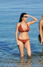 CHLOE GOODMAN and BIANCA GASCOIGNE in Bikini at a Beach in Cyprus 07/10/2017