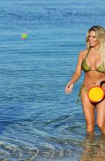 CHLOE GOODMAN and BIANCA GASCOIGNE in Bikini at a Beach in Cyprus 07/10/2017