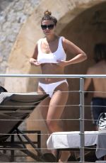 CHLOE LEWIS in Bikini at a Pool in Mallorca 07/26/2017