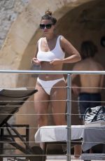 CHLOE LEWIS in Bikini at a Pool in Mallorca 07/26/2017