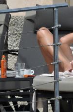 CHLOE LEWIS in Bikini at a Pool in Mallorca 07/26/2017