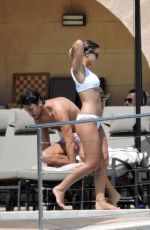 CHLOE LEWIS in Bikini at a Pool in Mallorca 07/26/2017