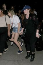 CHLOE MORETZ Arrives at Solange Knowles Concert in Los Angeles 07/23/2017