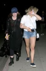CHLOE MORETZ Arrives at Solange Knowles Concert in Los Angeles 07/23/2017