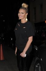 CHLOE SIMS Night Out in London 07/08/2017