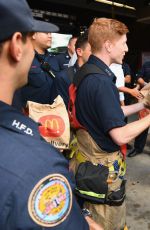 CHRISSY TEIGEN at McDelivery Launch in New York 07/25/2017