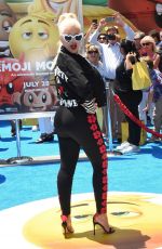CHRISTINA AGUILERA at The Emoji Movie Premiere in Westwood 07/23/2017