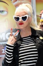 CHRISTINA AGUILERA at The Emoji Movie Premiere in Westwood 07/23/2017
