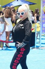 CHRISTINA AGUILERA at The Emoji Movie Premiere in Westwood 07/23/2017