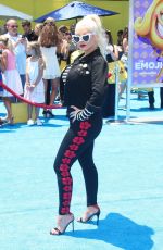 CHRISTINA AGUILERA at The Emoji Movie Premiere in Westwood 07/23/2017