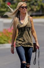 CHRISTINA EL MOUSSA Out with Her Dog in Orange County 07/07/2017
