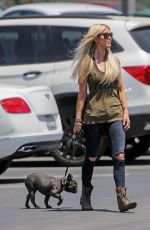 CHRISTINA EL MOUSSA Out with Her Dog in Orange County 07/07/2017