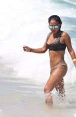 CHRISTINA MILIAN in Bikini at a Beach in Miami 07/01/2017