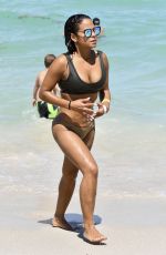 CHRISTINA MILIAN in Bikini at a Beach in Miami 07/01/2017