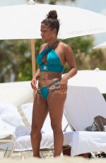 CHRISTINA MILIAN in Bikini at a Beach in Miami 07/20/2017