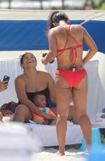 CHRISTINA MILIAN in Bikini on the Beach in Miami 07/15/2017