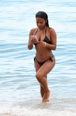 CHRISTINA MILIAN in Bikini on the Beach in Miami 07/18/2017