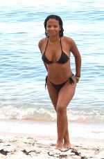 CHRISTINA MILIAN in Bikini on the Beach in Miami 07/18/2017