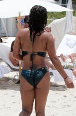 CHRISTINA MILIAN in Bikini on the Beach in Miami 07/20/2017